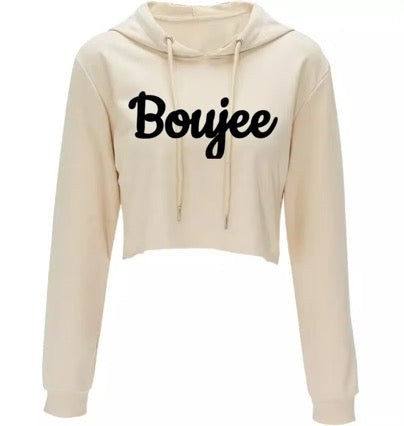 Boujee Crop Hoodie