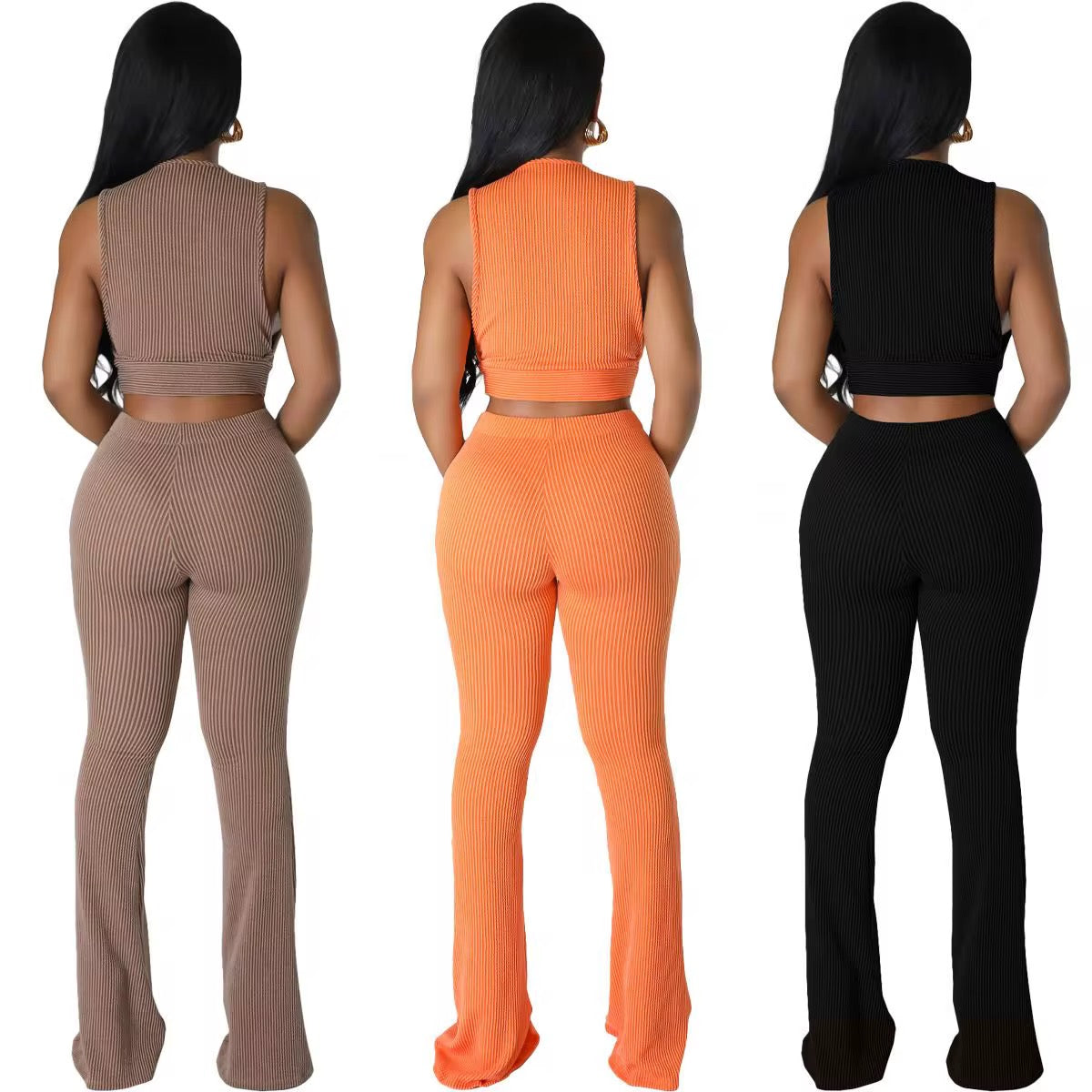 Casual knitted 2 piece set