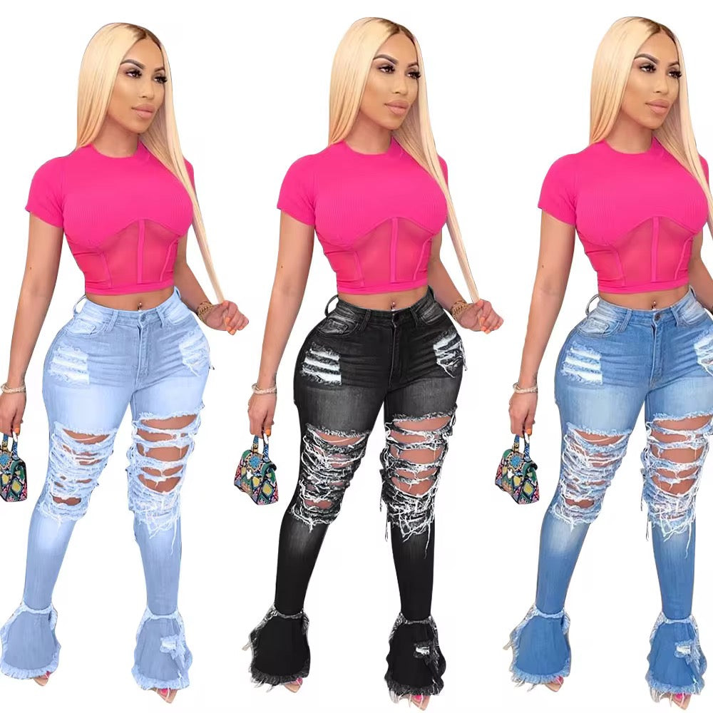Stacked Bells Jeans