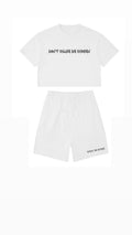 Don’t chase be chose 2 piece shorts set for toddlers